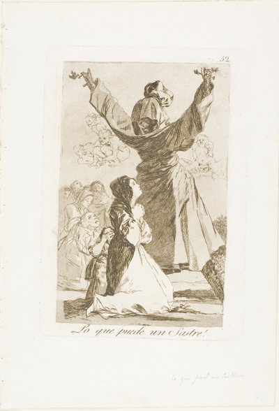 What a Tailor Can Do!, plate 52 from Los Caprichos by Francisco Jose de Goya y Lucientes