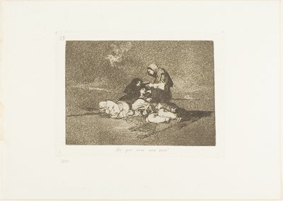 What is the Use of a Cup?, plate 59 from The Disasters of War by Francisco Jose de Goya y Lucientes