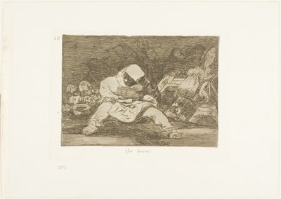 What Madness!, plate 68 from The Disasters of War by Francisco Jose de Goya y Lucientes