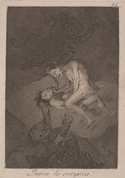 Who Would Have Thought It! by Francisco de Goya