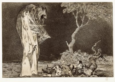 Board 2 in Disparates by Francisco de Goya
