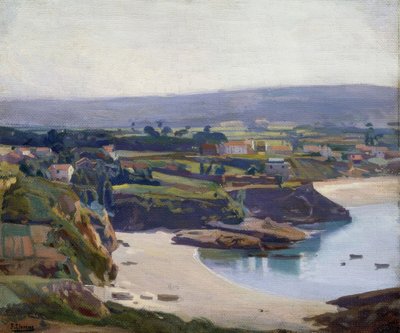 The Beach of Espiñeiro 1931 by Francisco Llorens Diaz