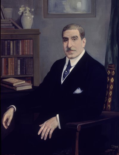 Portrait of Joaquin Sanchez de Toca by Francisco Llorens Diaz