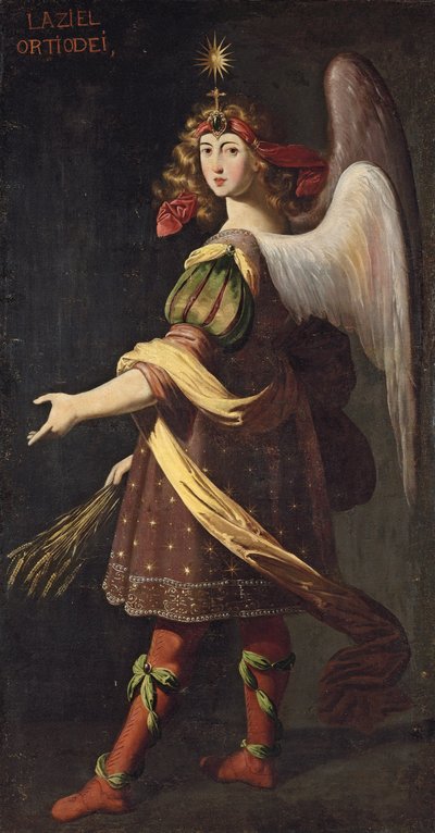 An Allegory of the Eucharist: An Angel bearing grain by Francisco Polanco