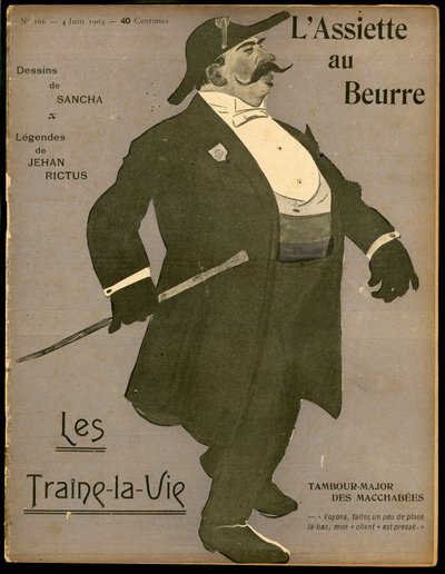 Cover of The Butter Plate, number 166, Satirical in Colors by Francisco Sancha y Lengo