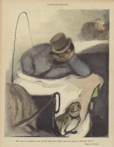 Illustration for Le Rire by Francisco Sancha y Lengo