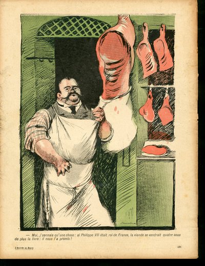 The Butter Plate, number 226, Satirical in Colours by Francisco Sancha y Lengo