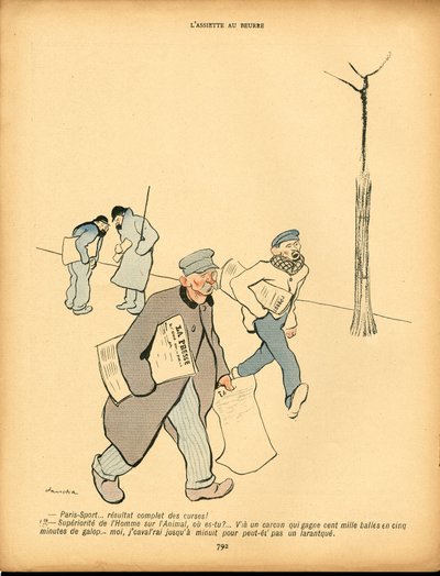 The Butter Plate, number 47, Satirical in Colours by Francisco Sancha y Lengo