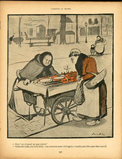 The Butter Plate, number 47, Satirical in Colours by Francisco Sancha y Lengo