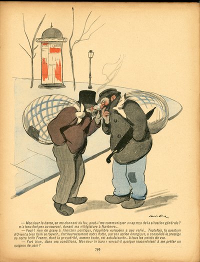 The Butter Plate, number 47, Satirical in Colors by Francisco Sancha y Lengo