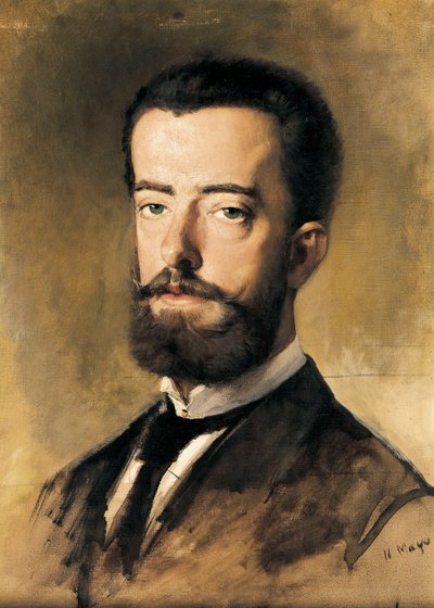 Portrait of Amadeo I of Savoy by Francisco Sans y Cabot