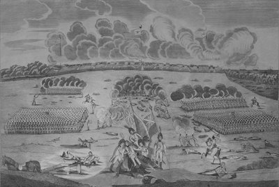 A Correct View of the Battle Near the City of New Orleans January 8, 1815, ca. 1816 by Francisco Scacki