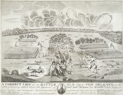 A Correct View of the Battle Near the City of New Orleans by Francisco Scacki