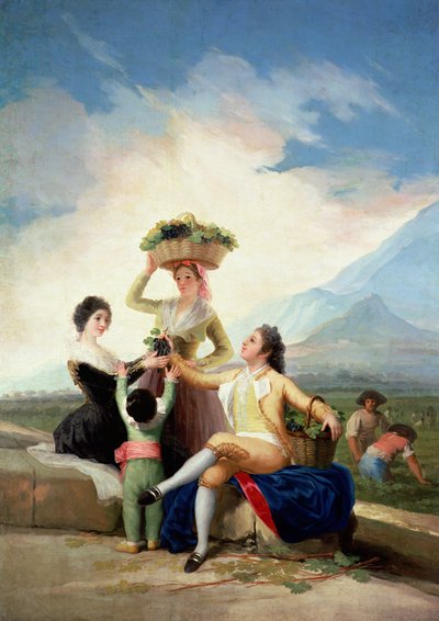 Autumn, or The Grape Harvest by Francisco de Goya