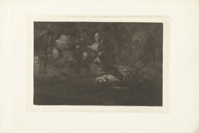 Funeral Folly (Los Disparates) by Francisco de Goya