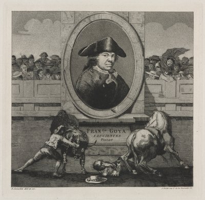 Bullfights: Frontispiece by Francisco de Goya