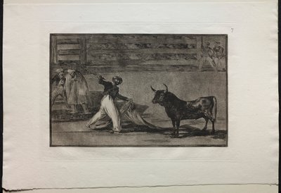 Bullfights: Origin of the Harpoons or Banderillas by Francisco de Goya