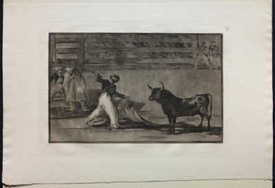 Bullfights: Origin of the Harpoons or Banderillas by Francisco de Goya