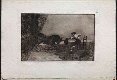 Bullfights: The Daring of Martincho in the Ring at Saragossa by Francisco de Goya