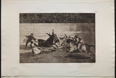 Bullfights: The Death of Pepe Illo (2nd Composition) by Francisco de Goya