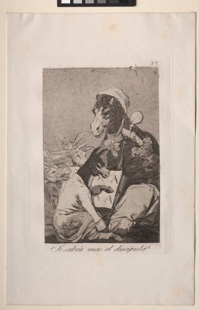 Might Not the Pupil Know More? by Francisco de Goya