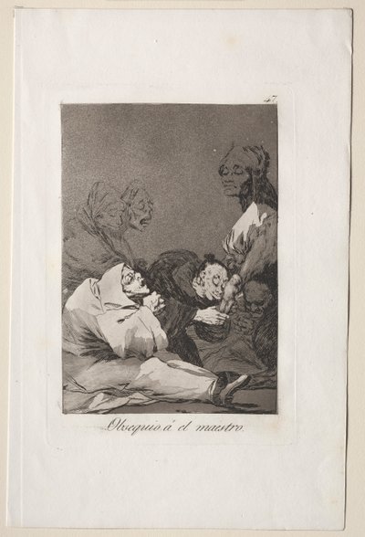 A Gift for the Master by Francisco de Goya