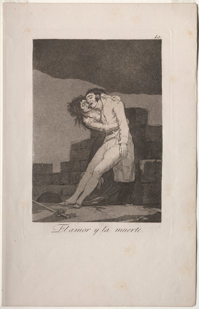 Caprichos: Love and Death by Francisco de Goya