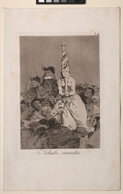 Caprichos: Nothing Could Be Done About It by Francisco de Goya