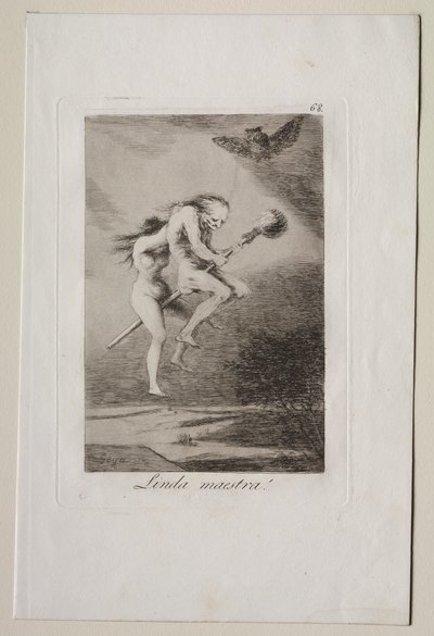 Caprichos: Pretty Teacher! by Francisco de Goya