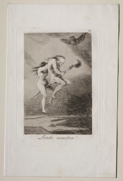 Caprichos: Pretty Teacher! by Francisco de Goya