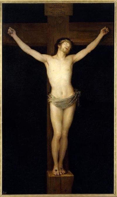 The Christ Crucified by Francisco de Goya
