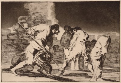 Cruel Folly, from the series Los Disparates by Francisco de Goya