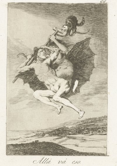 There They Go by Francisco de Goya