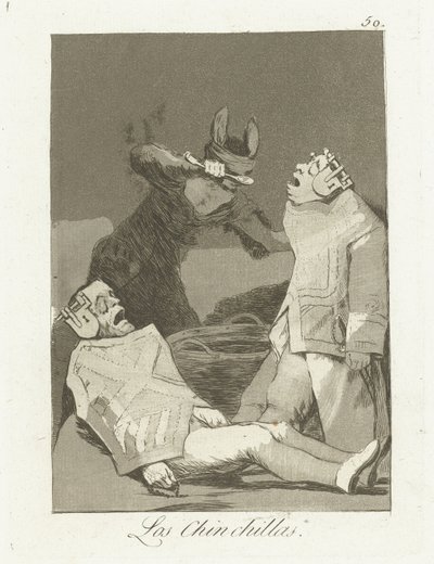 The Chinchillas (Los Caprichos) by Francisco de Goya
