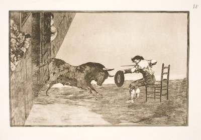 The Brave Martincho in the Arena in Saragossa by Francisco de Goya