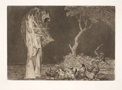 The Foolish Fear (Do Not Lose Reputation Due to Fear) by Francisco de Goya