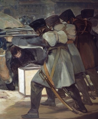 The Third of May 1808 (Execution of Insurgent Street Fighters) (Detail) by Francisco de Goya