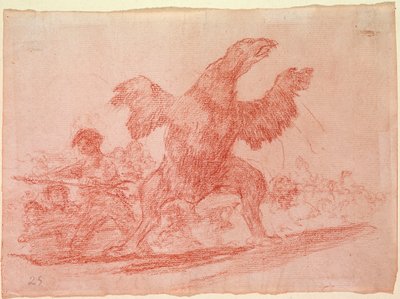 The Disasters of War: The Carnivorous Vulture by Francisco de Goya