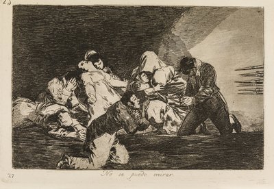 It is Not to Be Seen (26) by Francisco de Goya