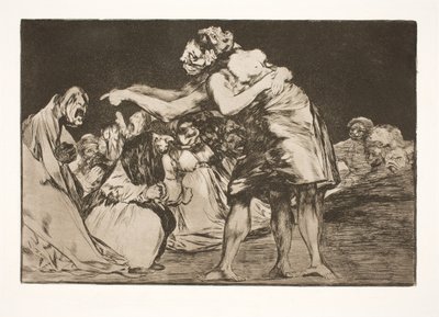 The Foolish Marriage (She Who Wants to Marry Never Misses the Opportunity to Talk About It) by Francisco de Goya