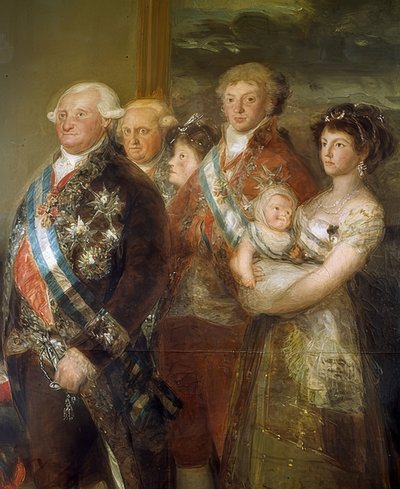 The Family of Charles IV of Spain (Detail) by Francisco de Goya
