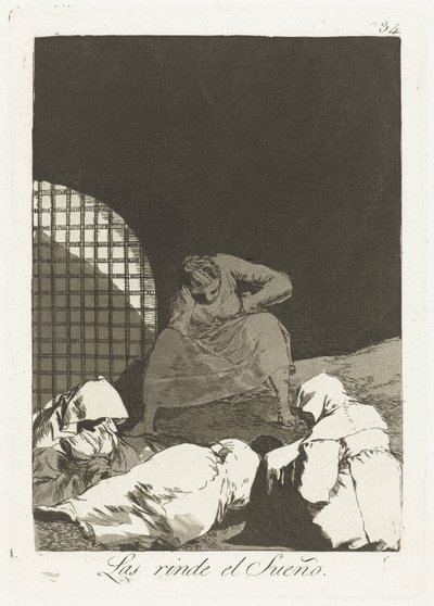 Overcome by Sleep by Francisco de Goya