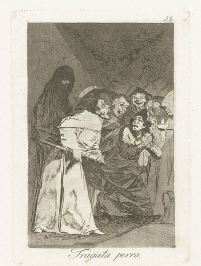 Swallow It, Dog by Francisco de Goya