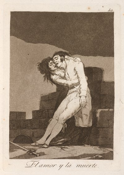 Love and Death by Francisco de Goya