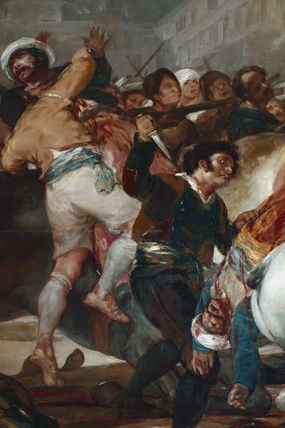 El dos de Mayo (May 2) or The Charge of the Mamluks (detail) by Francisco de Goya