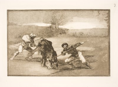 Another Way to Hunt on Foot by Francisco de Goya