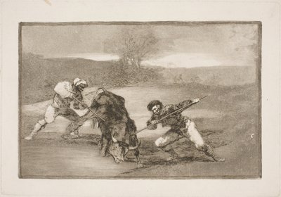 Another Way of Hunting on Foot by Francisco de Goya