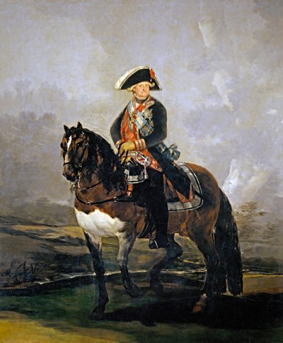 Equestrian Portrait of Charles IV of Spain, 1801 by Francisco de Goya
