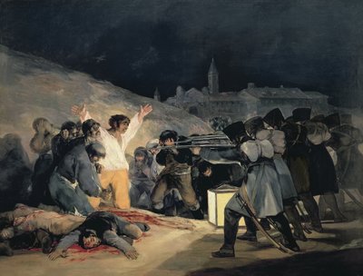 Execution of the Defenders of Madrid, 3rd May, 1808, 1814 by Francisco de Goya