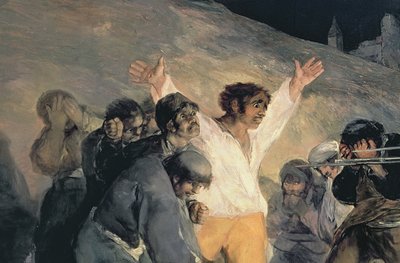 Execution of the Defenders of Madrid, 3rd May, 1808 (detail) by Francisco de Goya